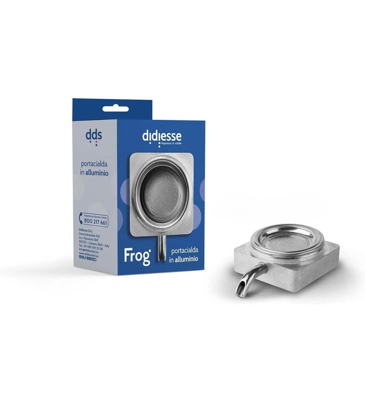 Porta cialde acciaio Frog