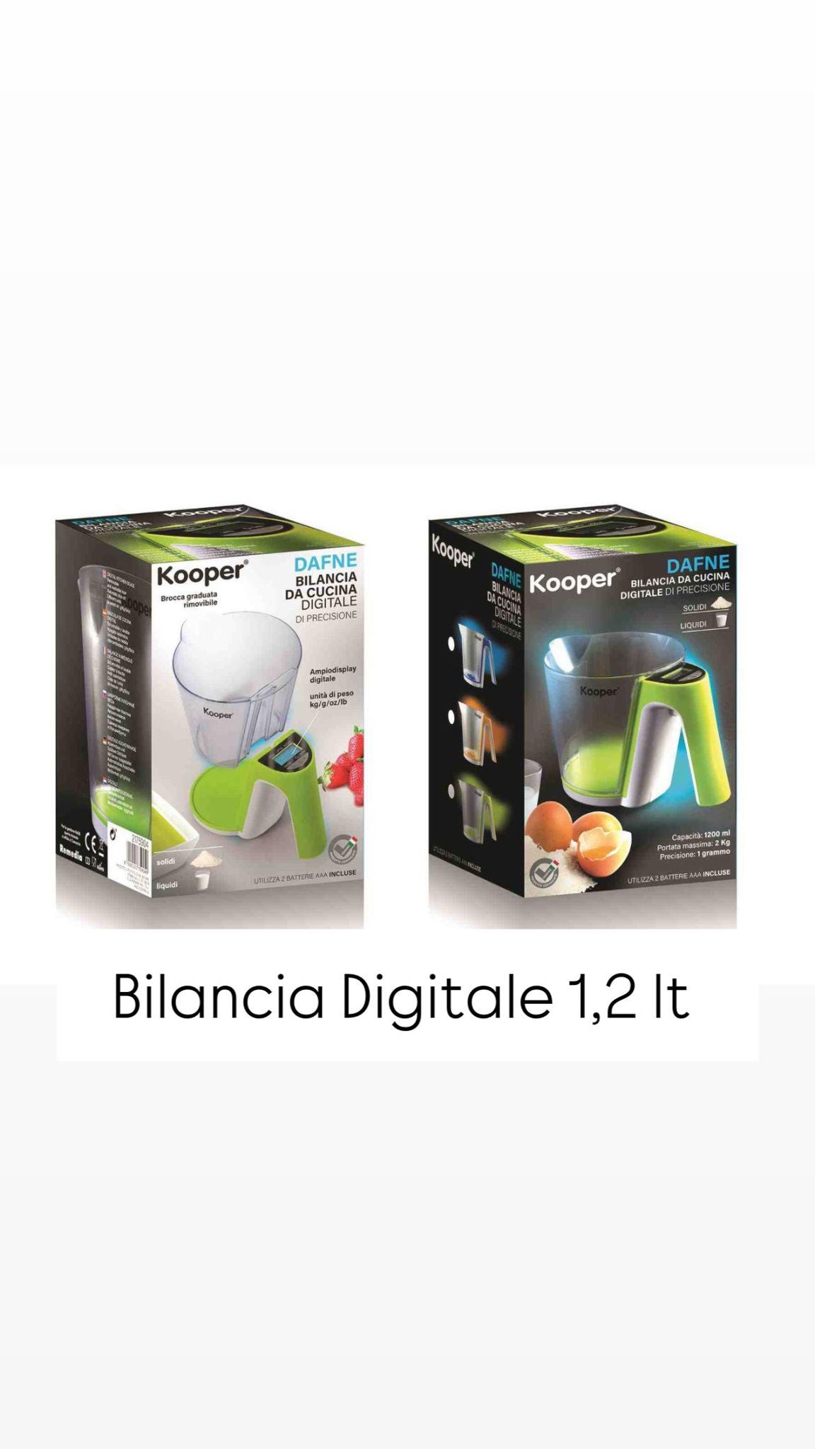 Bilancia cibo digitale