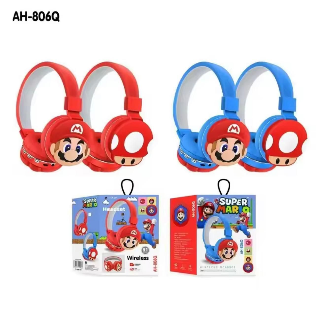 Cuffie bluetooth Mario Bros